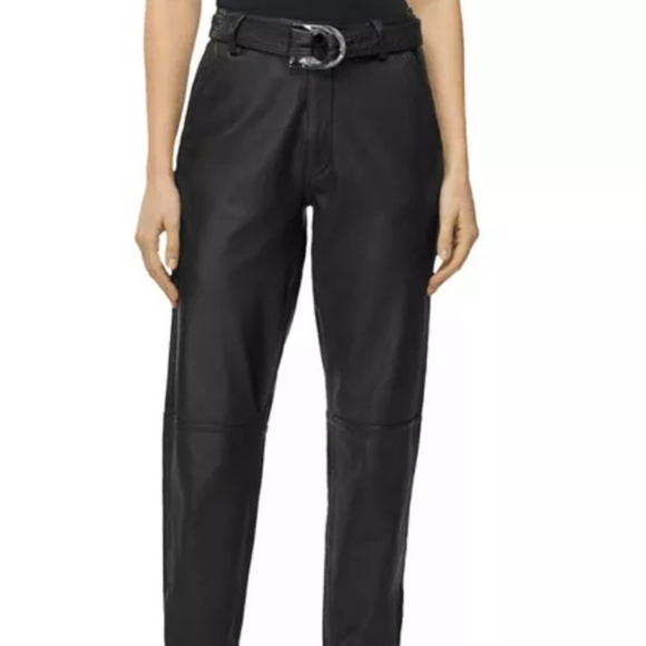 Brand Jonah High Rise Leather Pants Size 27 - Picture 11 of 11